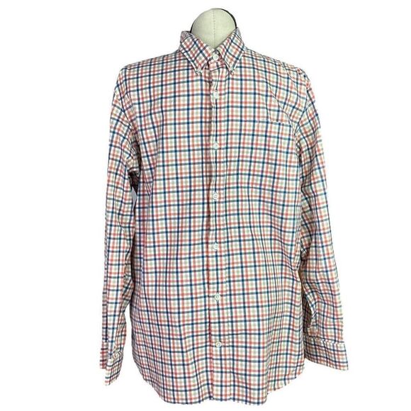 Duluth Trading Shirts Men XL Multicolor Plaid Trim Fit Wrinklefighter Lot of 2 - Picture 2 of 12